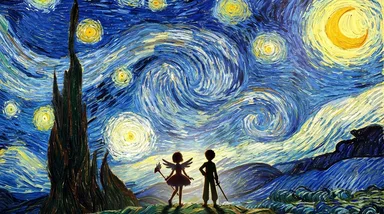 Entering Van Gogh's The Starry Night