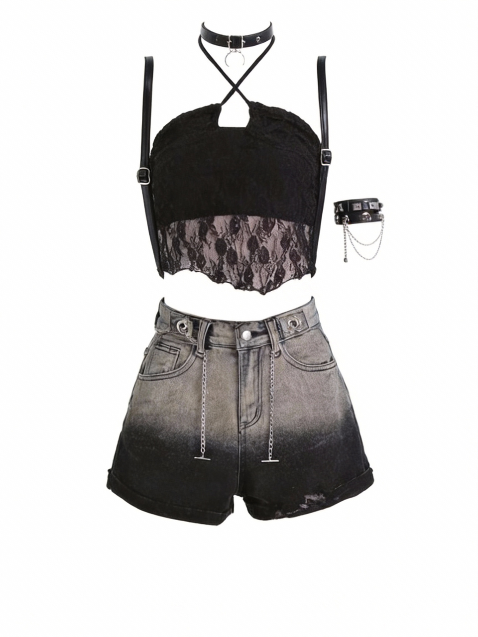 模特换装鱼眼重影 - 參考圖 3