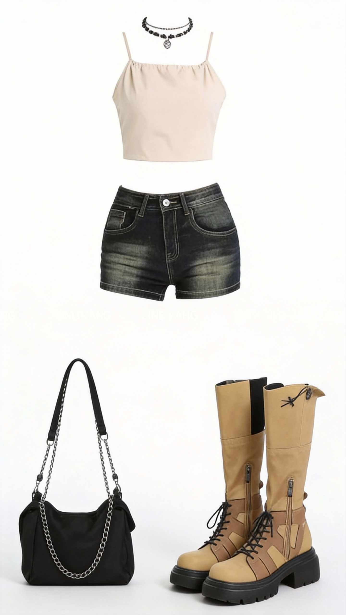 模特换装鱼眼重影 - 參考圖 4