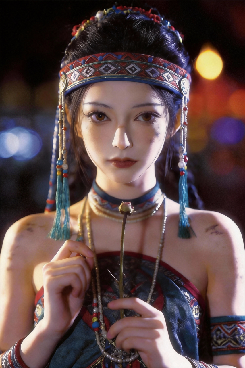 花蕊變臉特效 - 參考圖 1