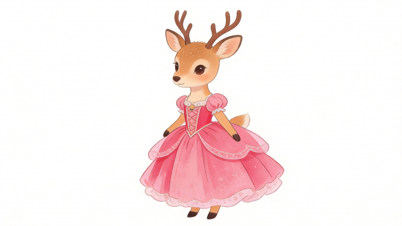 小鹿與羊圍爐喝茶 - 參考圖 2