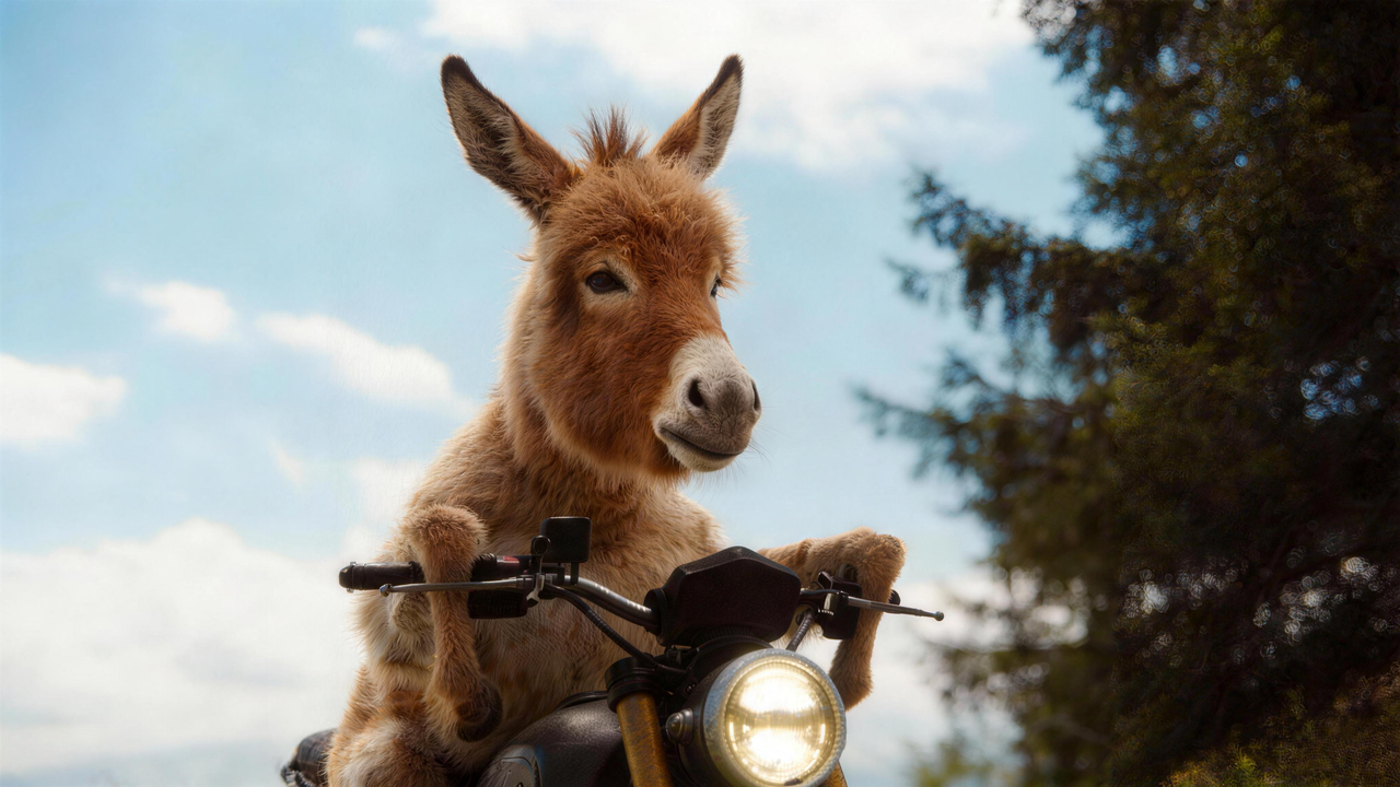 驴骑摩托脑洞广告 - 參考圖 2
